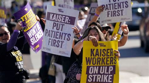 More Than 75,000 Kaiser Healthcare Workers Strike